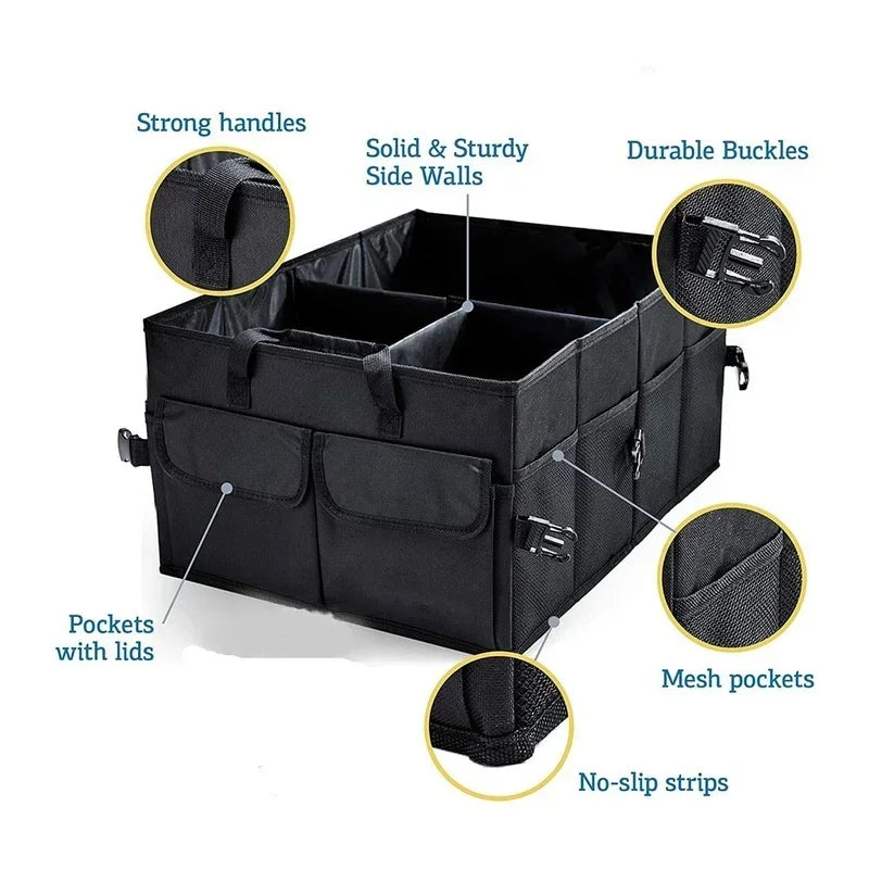 Big Capacity Collapsible Trunk Organizer - 200L Oxford Fabric - Drive Mellow