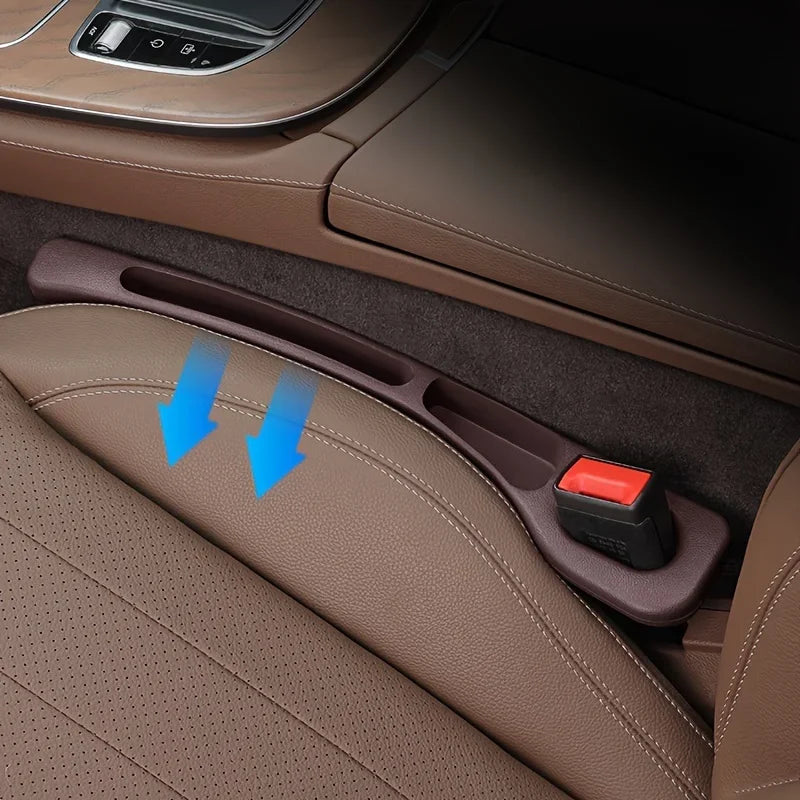 No-Drop Car Seat Gap Filler – Stop Losing Phones & Keys Instantly - Drive Mellow