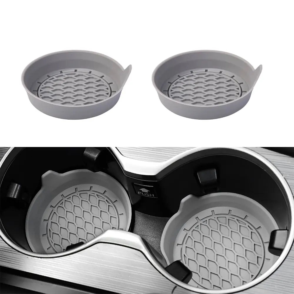 Silicone Cup Holder Coasters - Non-Slip Universal Fit - Drive Mellow