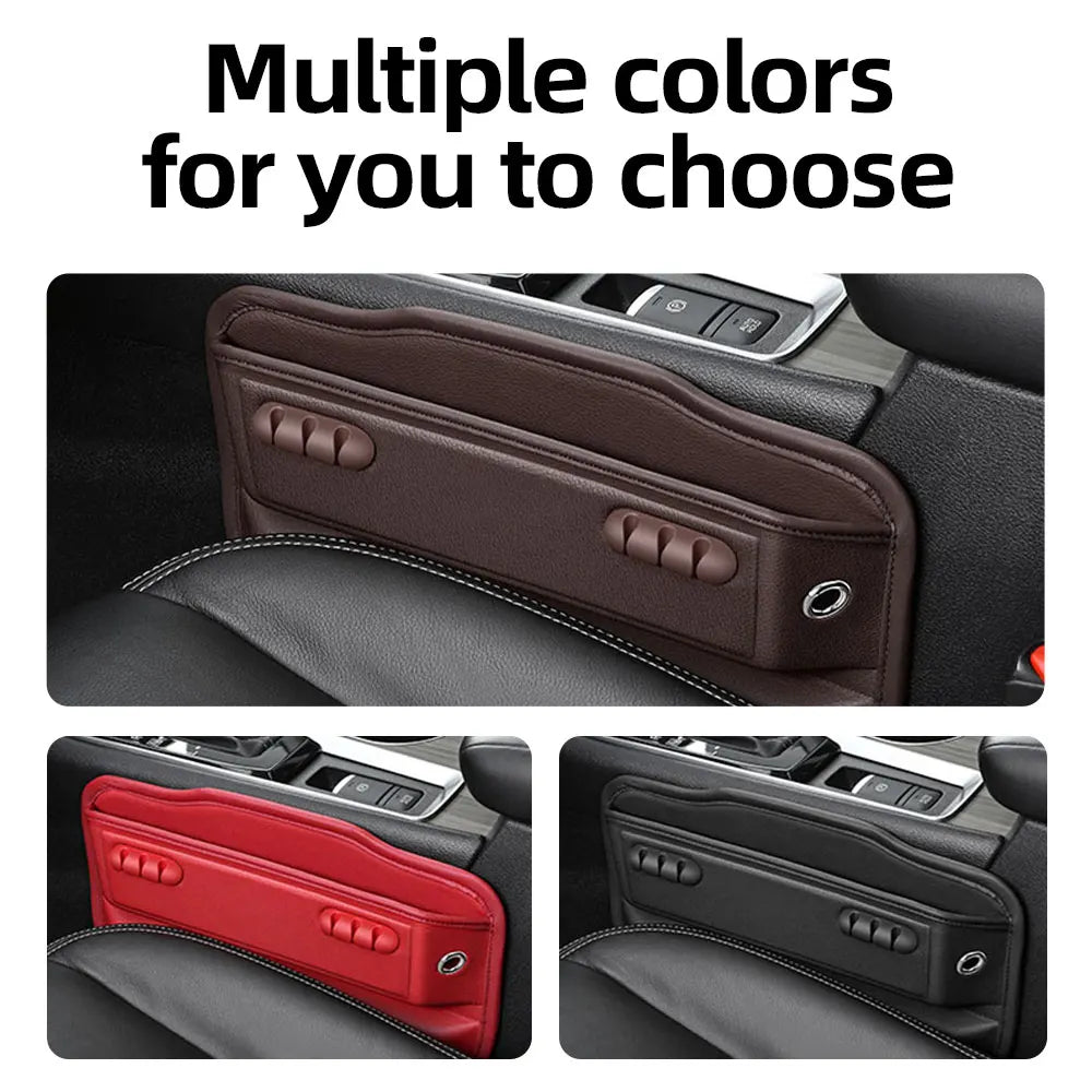 Car Seat Gap Storage Organizer with Cable Management - Drive Mellow