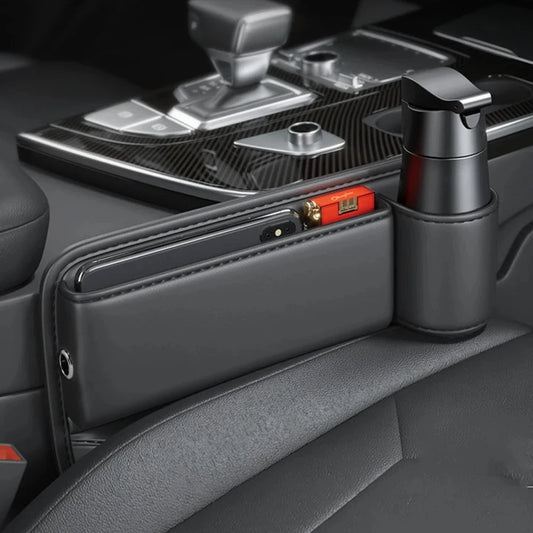 Car Seat Gap Organizer with Cup Holder - Drive Mellow