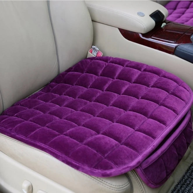 Plush Car Seat Cushion - Warm, Anti-Slip & Breathable - Drive Mellow