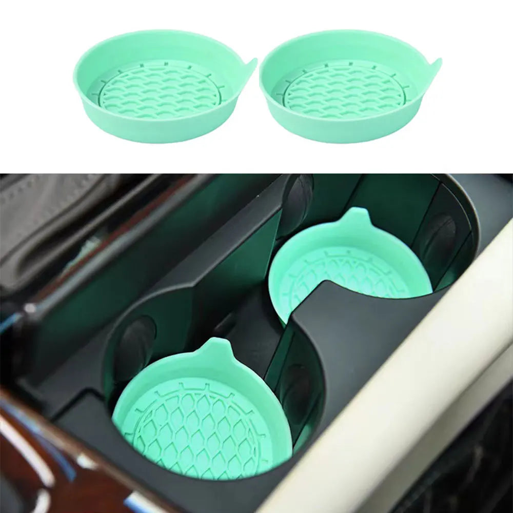 Silicone Cup Holder Coasters - Non-Slip Universal Fit - Drive Mellow