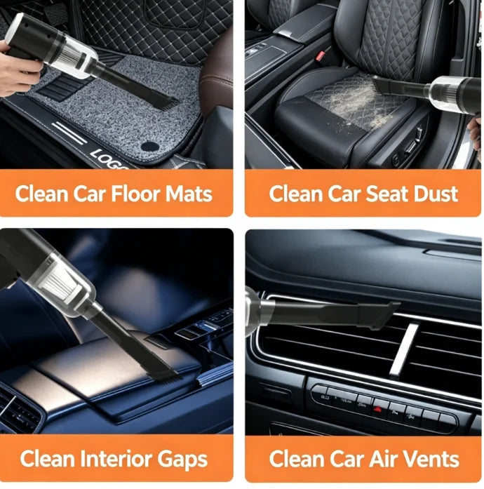 Cordless Handheld Car Vacuum - 2-in-1 Suction & Blower - Drive Mellow