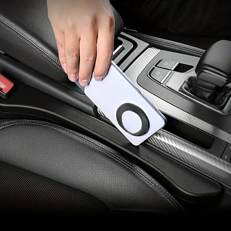 No-Drop Car Seat Gap Filler – Stop Losing Phones & Keys Instantly - Drive Mellow