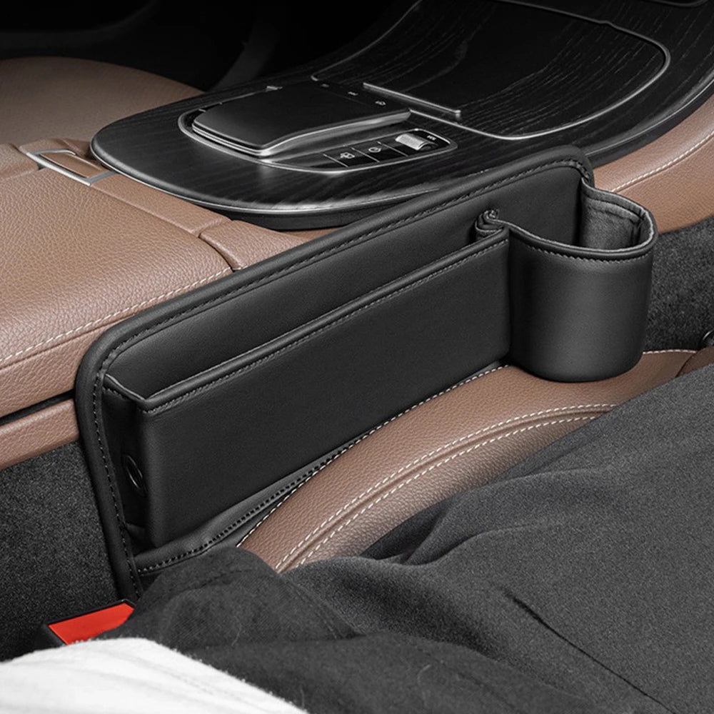 Car Seat Gap Organizer with Cup Holder - Drive Mellow