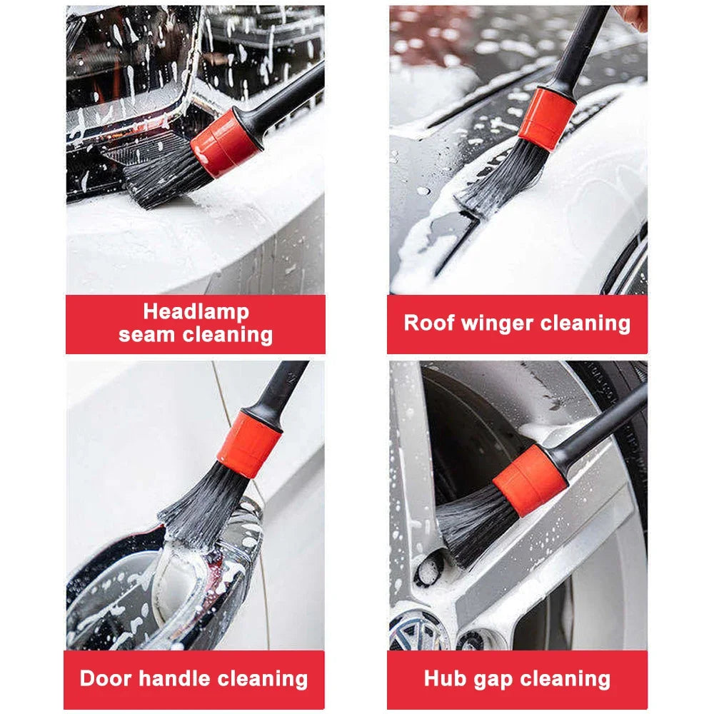 Car Detail Cleaning Brush Set - Ultimate Auto Cleaning Kit - Drive Mellow