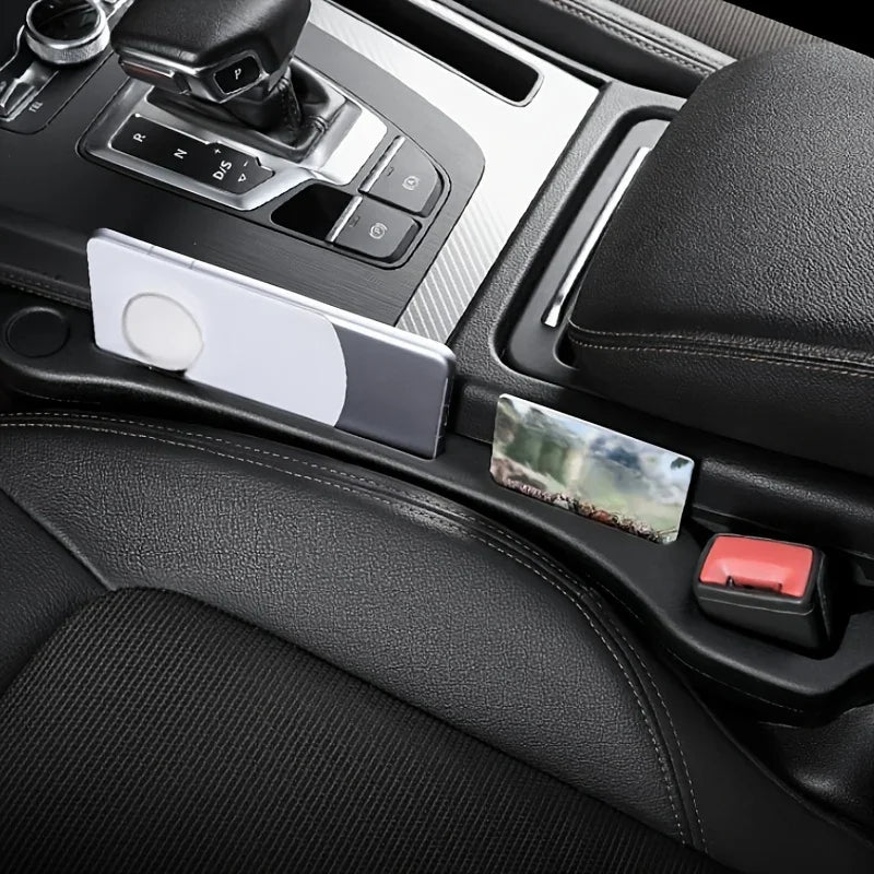 No-Drop Car Seat Gap Filler – Stop Losing Phones & Keys Instantly - Drive Mellow