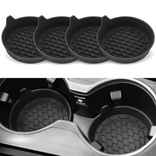 Silicone Cup Holder Coasters - Non-Slip Universal Fit - Drive Mellow