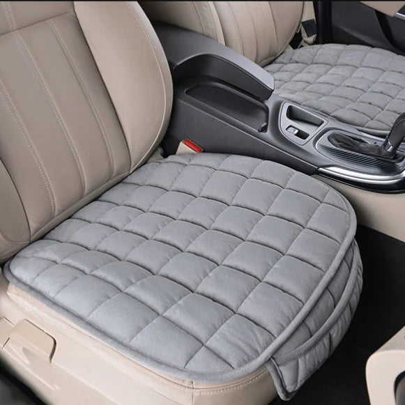 Plush Car Seat Cushion - Warm, Anti-Slip & Breathable - Drive Mellow