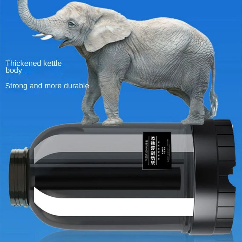 2L Hand Pump Foam Sprayer - 3 Nozzles - Car Wash Foam Cannon - Drive Mellow