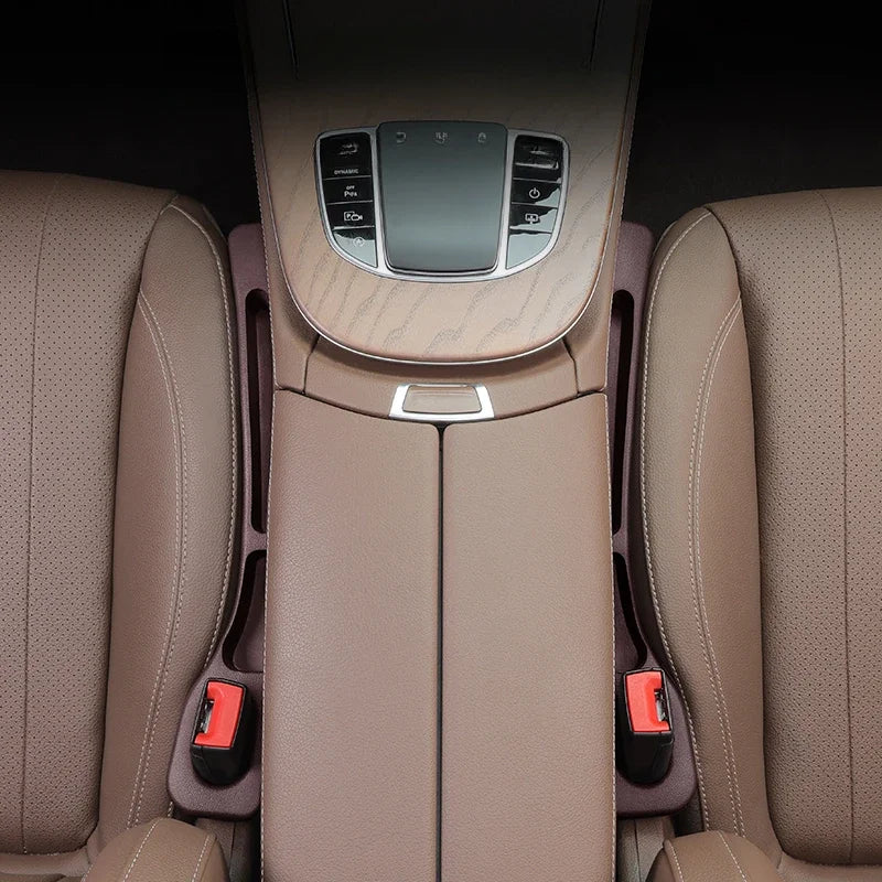 No-Drop Car Seat Gap Filler – Stop Losing Phones & Keys Instantly - Drive Mellow