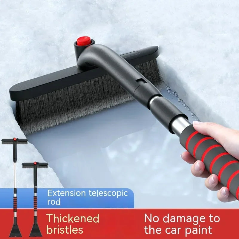Extendable Car Snow Shovel Ice Scraper - Winter Windshield Tool - Drive Mellow