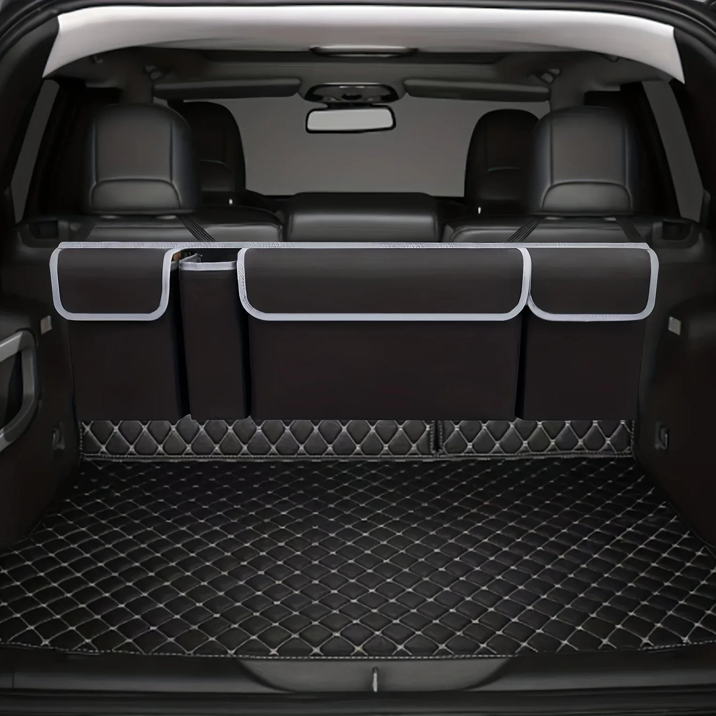 Car Back Seat Hanging Organizer - Nylon Storage Bag - Drive Mellow