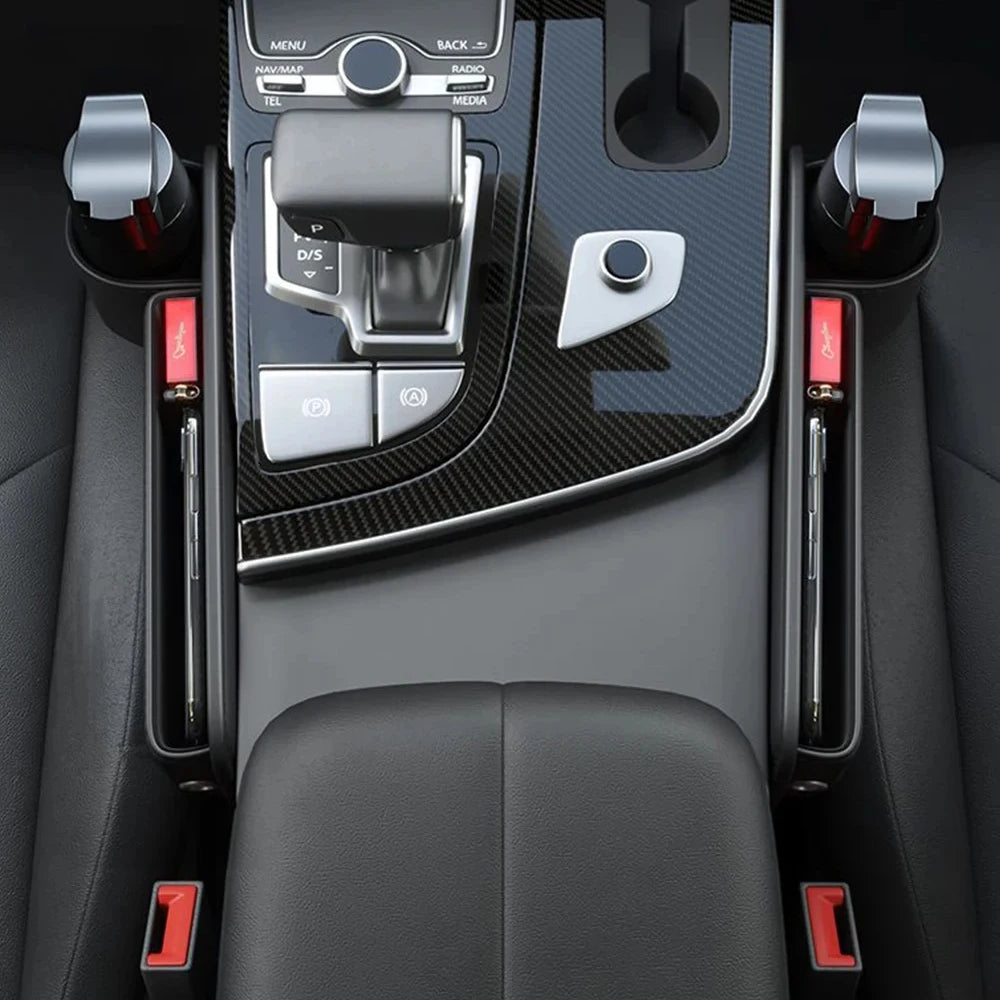Car Seat Gap Organizer with Cup Holder - Drive Mellow