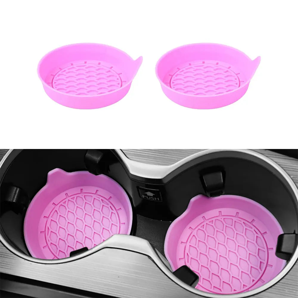 Silicone Cup Holder Coasters - Non-Slip Universal Fit - Drive Mellow