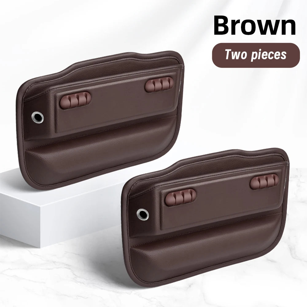 Car Seat Gap Storage Organizer with Cable Management - Drive Mellow