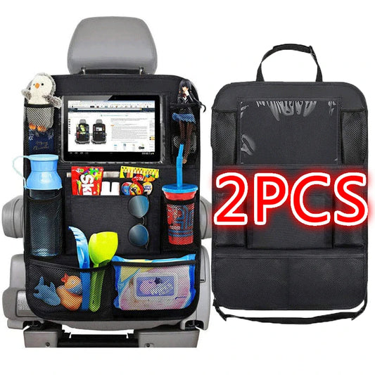 Car Back Seat Organizer with Tablet Holder - 9 Pockets - Drive Mellow