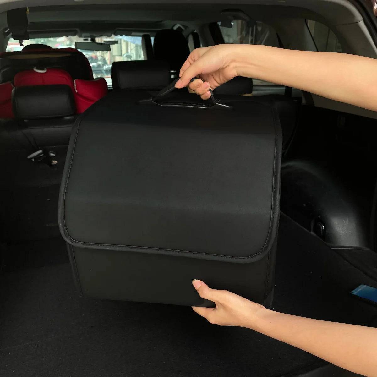 Collapsible Car Trunk Organizer - Waterproof Storage - Drive Mellow