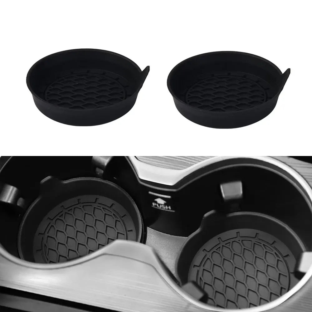Silicone Cup Holder Coasters - Non-Slip Universal Fit - Drive Mellow
