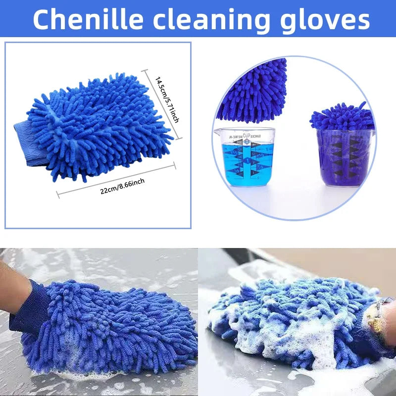 Car Detail Cleaning Brush Set - Ultimate Auto Cleaning Kit - Drive Mellow