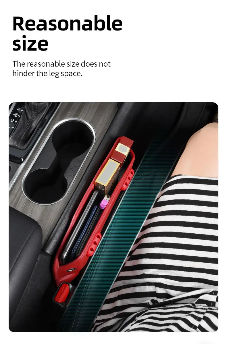 Car Seat Gap Storage Organizer with Cable Management - Drive Mellow