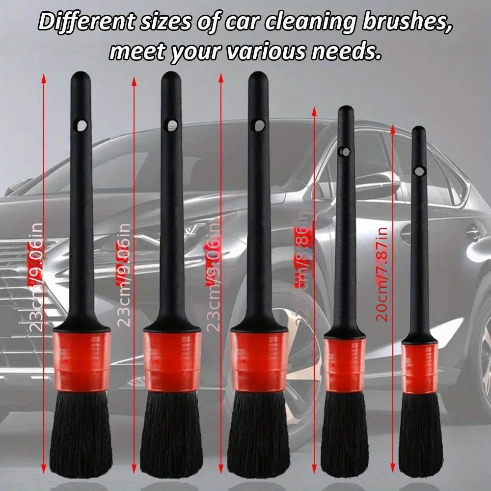 Car Detail Cleaning Brush Set - Ultimate Auto Cleaning Kit - Drive Mellow