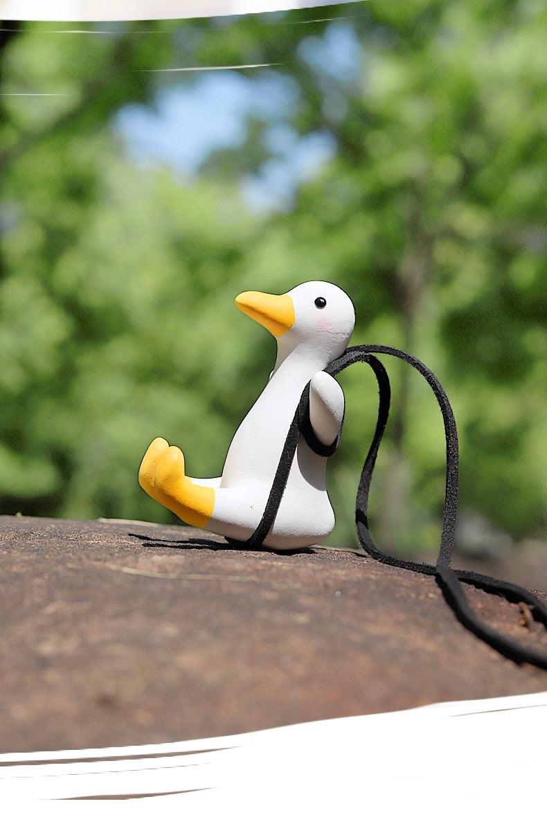 Swinging Duck Mirror Charm