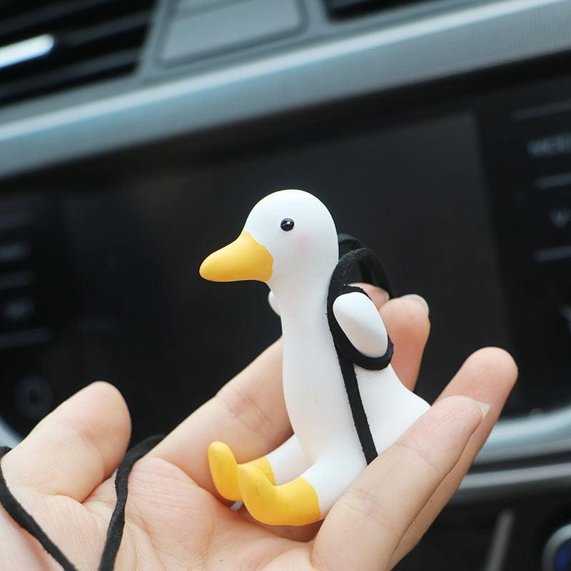 Swinging Duck Mirror Charm