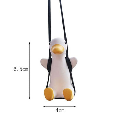 Swinging Duck Mirror Charm