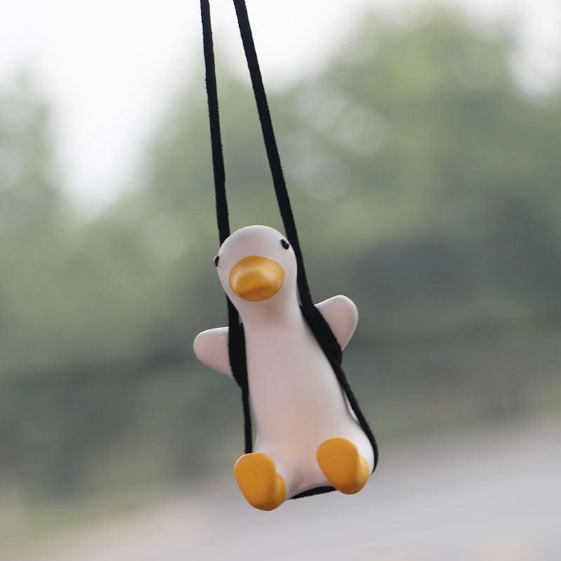Swinging Duck Mirror Charm