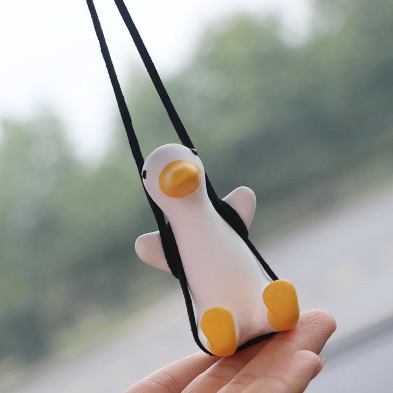 Swinging Duck Mirror Charm