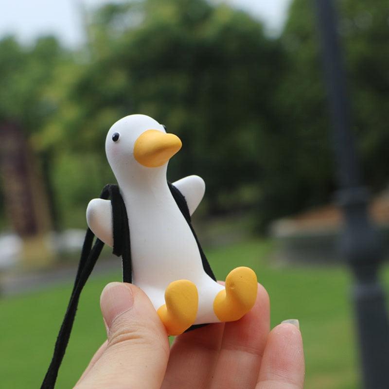 Swinging Duck Mirror Charm