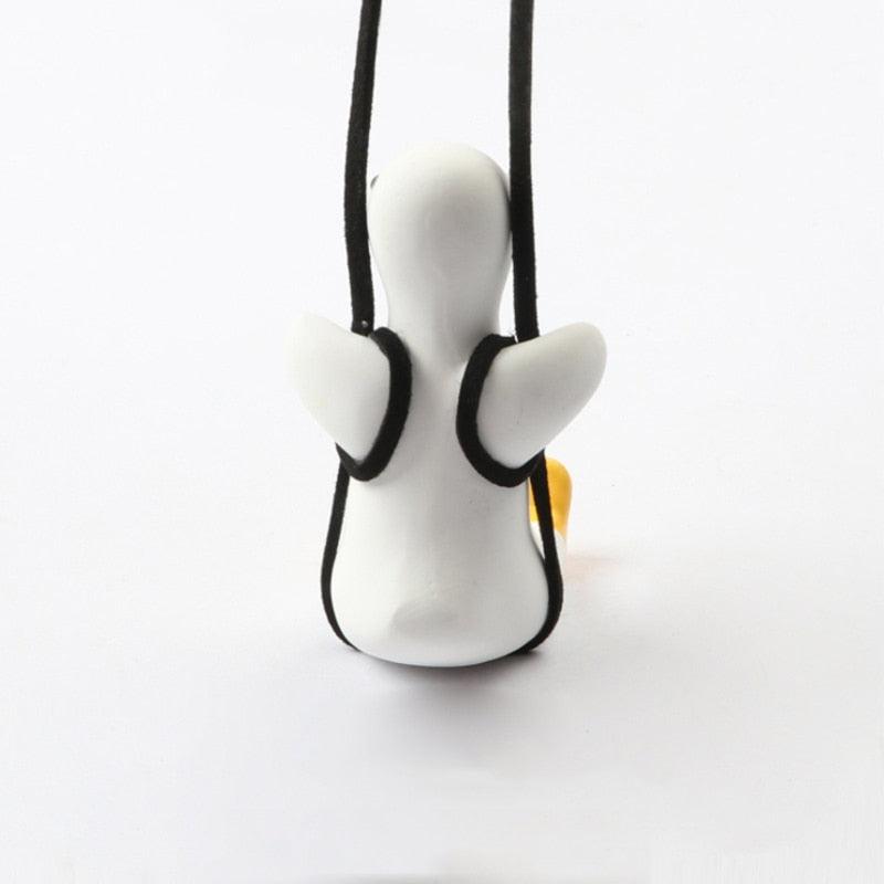 Swinging Duck Mirror Charm