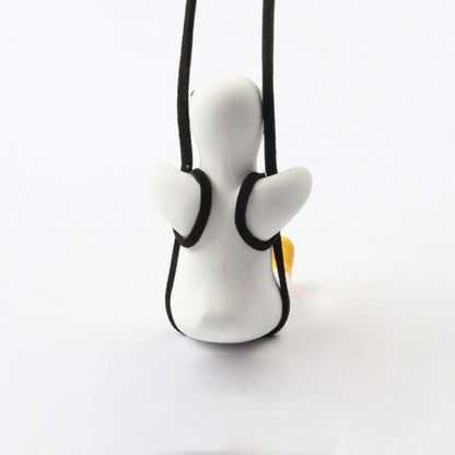 Swinging Duck Mirror Charm