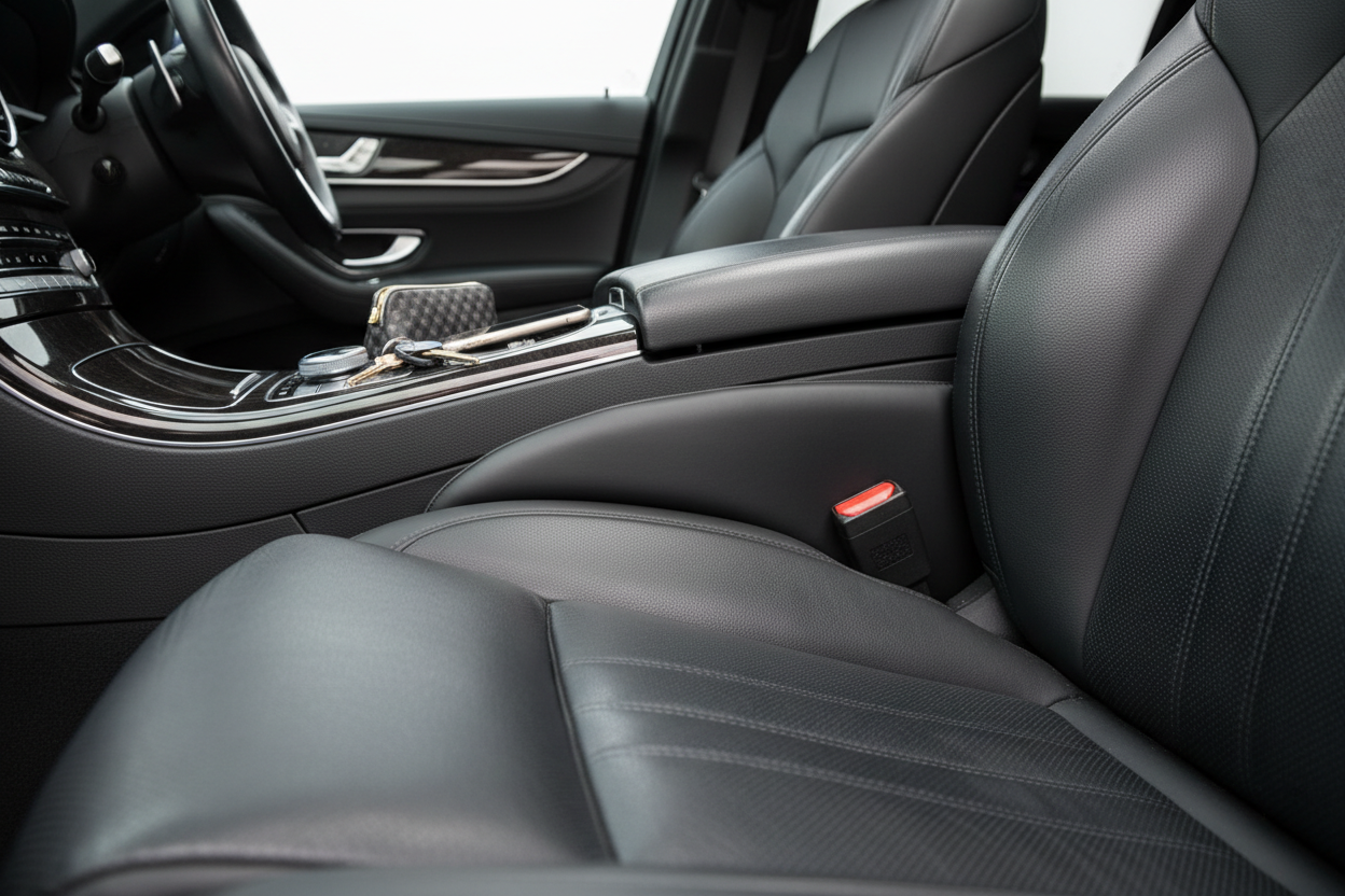 Car Seat Gap Filler - Premium Leather Padding - Drive Mellow